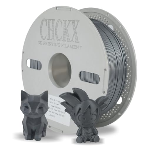 PCTG Filament Silver for 3D Printing Better Than PETG Filament 1KG - color: Sliver