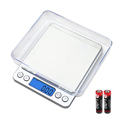 UNIWEIGH Digital Kitchen Scale, 500g/0.01g Gram Scale,Cooking Food Scale