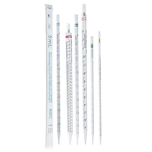 Serological Pipette - 5ml/Blue, Individually Wrapped(Case of 100) - size: 5ml - 100pcs