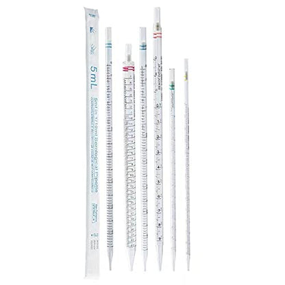 Serological Pipette - 5ml/Blue, Individually Wrapped(Case of 100) - size: 5ml - 100pcs