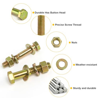 FMhotu 752Pcs Nuts and Bolts Assortment Kit, 15 Sizes Includes 1/4-20 5/16-18 3/8-16, SAE Grade 5 Alloy Steel Hex Cap Screws Nuts Washers with Wrenches Assortment Kit THLSTZ536pcs - size: 752pcs 1/4-20 5/16-18 3/8-16