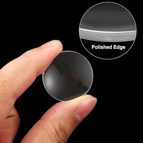 PATIKIL Concave Lens 65mm Focal Length 30mm (1.2") Diameter Round Set White - size: 1.2inch