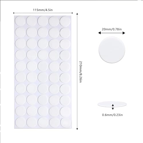 Adhesive Stick dots Two-Sided Sided Mounting Putty Stick Tack for Wall Hanging Crafts Balloons Festival Party Decorations,Clean Removable(0.78"*0.78"-100) - size: 0.78" X 0.78"