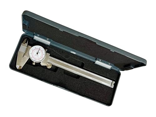 iGAGING 6-Inch 150 mm Dial Caliper, Dual Reading Scale, Metric and SAE Standard Measurement