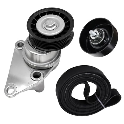 Serpentine Belt Drive Tensioner Pulley Component Kit 90K-38158C