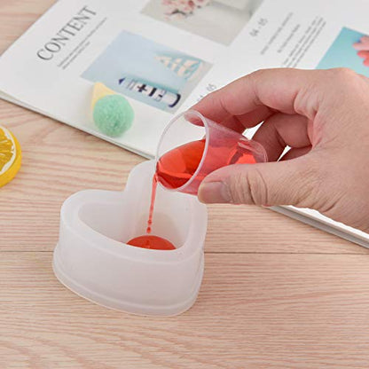 Coopay 100 Pack 30ml/1oz Plastic Graduated Cups Transparent Scale Cups Clear Epoxy Mixing Cylinder with 100 Pack Wooden Stirring Sticks for Resin, Epoxy, Stain, Mixing Paint - size: 30ml