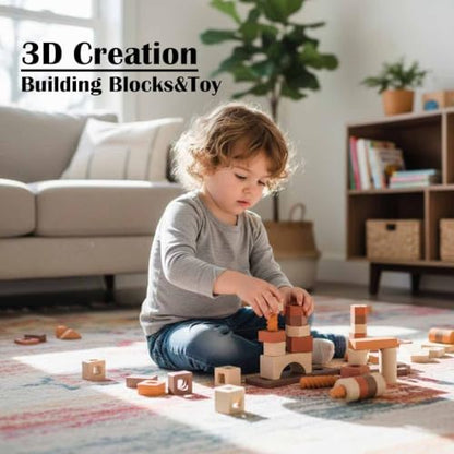 30% Real Wood Fiber 3D Printer Filament Bundle, 3 D PLA Printing Print Filament 1.75 mm, +/-0.03mm & 2.2 lbs, Walnut, Oak, Cherry, Teak, 250g X 4 Pack - color: 4 Wood
