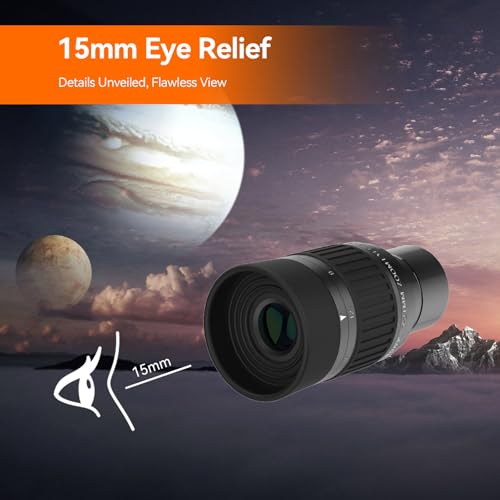 SVBONY SV135 Telescope Eyepiece, 40-60°Field of View, 7-21mm Zoom Eyepiece - size: 40-60°