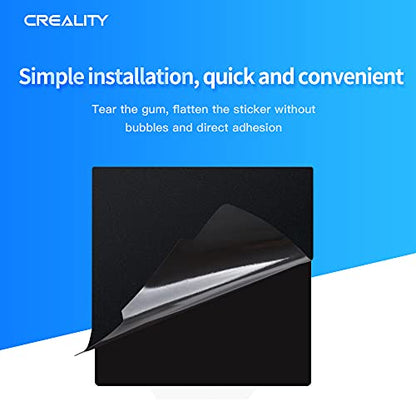 Creality CR-10 Magnetic Sticker with Edge (310x310mm), Ultra-Flexible Removable Magnetic 3D Printer Build Surface Heated Bed Cover for CR-10/CR-10S 3D Printer