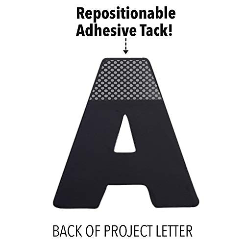 ArtSkills Poster Letters 2.5” Paper Letters for Poster Board Projects, Classroom Bulletin Boards, Sign Making Supplies, Black & White, 335 Pieces - color: Black/White, size: 2.5 in