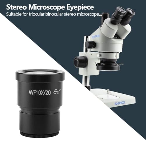 Microscope Lens 10X Telescope Accessories Eyepieces Wide Field Stereo Microscope Eyepieces Mounting Size 30mm