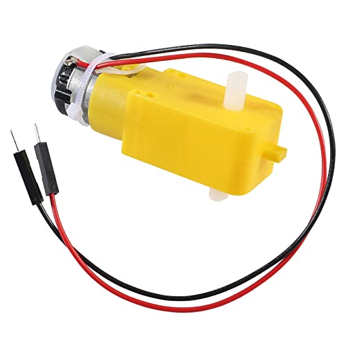 4pcs TT Motor Dual DC 3-6V Gearbox Motor 200RPM Ratio 1:48 Shaft Motor with 2.54mm Wire for Arduino DIY Smart Car Robot