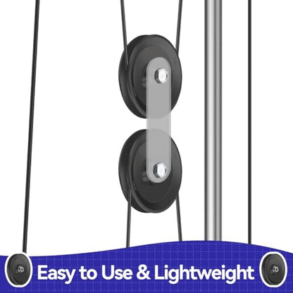 4.5in / 115mm Nylon Bearing Pulley Wheel - Over The Door Pulley，360° Traction Aluminum Bearing Pulleys for Cable Machine Weight Gym Home Garage Door Pulley System