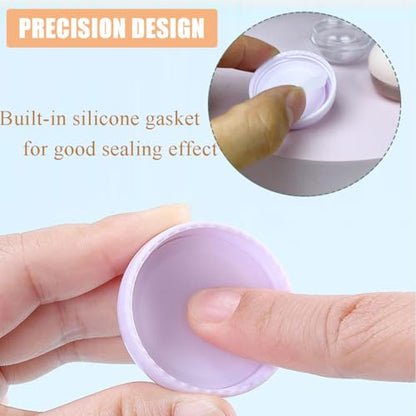 5 Pcs 10ml Small Travel Containers - Convenient Travel Jars for Creams - size: 10ml