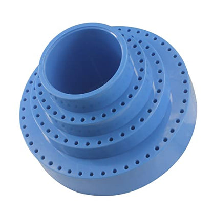Rotary Bur Holder, 116 Hole Burr Storage Box for Rotary Bits (Blue) - color: Blue