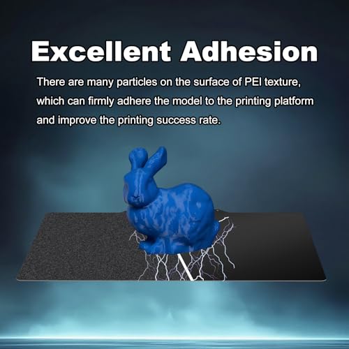 230x150mm Black Build Plate for Creator Pro 2/Qidi X-Pro/Qidi Tech/Dreamer/Inventor, Double Sided Textured PEI+Smooth PEI Flexible Spring Steel Platform Heated Printing Bed for 3D Printer - size: 230x150mm