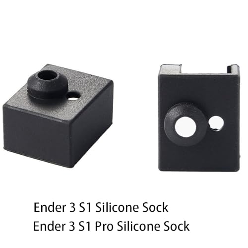 6Pcs Ender 3 S1 Heater Silicone Sock, Sprite Extruder Silicone Sock, Ender 3 S1 Pro Silicone Sock for Ender 3 S1/Ender 3 S1 Pro/Ender 3 S1 Plus,CR10 Smart Pro/Sermoon V1/Sermoon V1 Pro 3D Printer, - style: 6 Pack Ender 3 S1 Silicone Sock