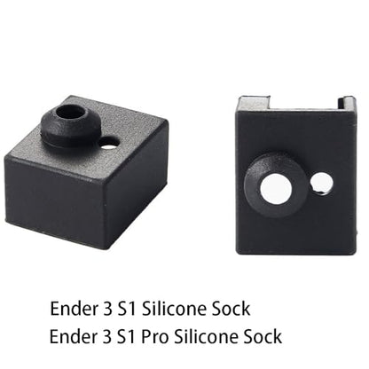 6Pcs Ender 3 S1 Heater Silicone Sock, Sprite Extruder Silicone Sock, Ender 3 S1 Pro Silicone Sock for Ender 3 S1/Ender 3 S1 Pro/Ender 3 S1 Plus,CR10 Smart Pro/Sermoon V1/Sermoon V1 Pro 3D Printer, - style: 6 Pack Ender 3 S1 Silicone Sock