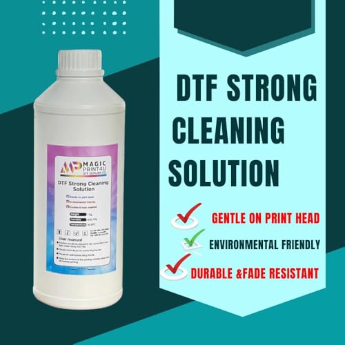DTF Strong Cleaning Solution 2000ml Printhead Cleaner for DTF Printers Removes Ink Residue, Prevents Clogs & Restores Smooth Printing Safe Maintenance Fluid for All DTF Print Heads - size: Strong Cleaning Solution-2L