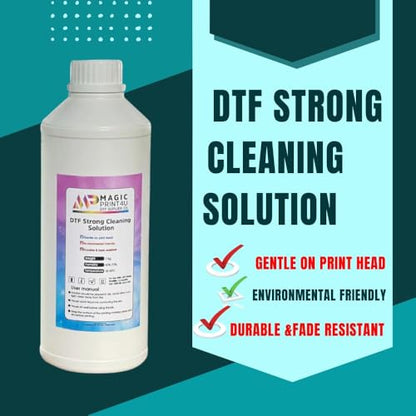 DTF Strong Cleaning Solution 2000ml Printhead Cleaner for DTF Printers Removes Ink Residue, Prevents Clogs & Restores Smooth Printing Safe Maintenance Fluid for All DTF Print Heads - size: Strong Cleaning Solution-2L