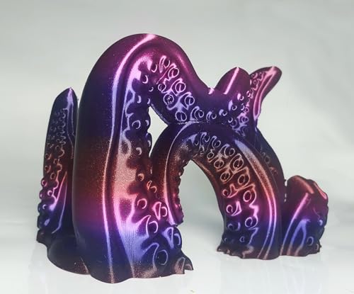 PLA 3D Printer Filament 1.75mm, PLA Filament 1.75mm Red Blue Purple,Galaxy red,Silk Blue, Silk Purple,Net Weight 1kg - color: Pla_n3_red Blue Purple
