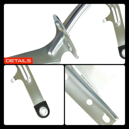 A-Premium Set of 2 Front Driver and Passenger Hood Hinges