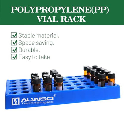 ALWSCI Vial Rack for 4 ml Autosampler Vial Rack Holder, 1PCS - size: 4ml vial rack