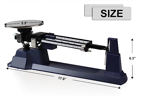Parco Scientific PA0080 Triple Beam Balance with Weight Set, 2610 g Capacity - style: Triple Beam Balance with Weight Set