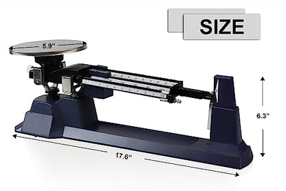 Parco Scientific PA0080 Triple Beam Balance with Weight Set, 2610 g Capacity - style: Triple Beam Balance with Weight Set