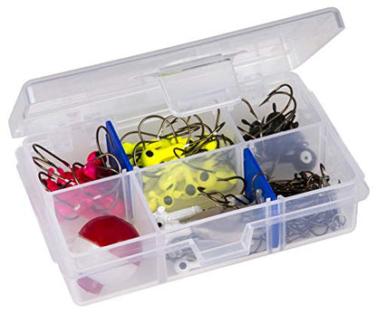 Flambeau Outdoors 1002 Tuff Tainer 6 Compartments, 2 Zerust Dividers, Clear