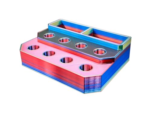 Slide Stand-14mm Eight Spaces with Segmented Storage (Confetti) - color: Confetti