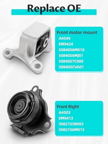2002–2005 Civic and 2002–2006 RSX 2.0L Engine Motor Mount Kit Manual - size: 4549-4503
