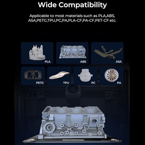 Creality K1C Texture PEI Build Plate Kit, 3D Printer Heat and Wear Resistance Textured PEI Spring Steel Plateform with Wipe Nozzle Design for K1C, K1 SE - size: K1C Texture PEI