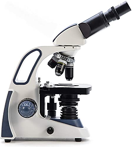 SWIFT SW380B 40X-2500X Magnification, Siedentopf Head, Research-Grade Binocular Compound Lab Microscope with Wide-Field 10X and 25X Eyepieces, Mechanical Stage, Ultra-Precise Focusing - style: SW380B