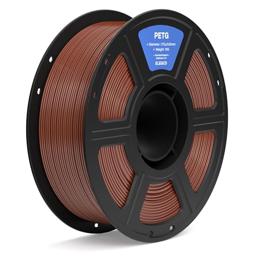 ELEGOO PETG 3D Printer Filament 1.75mm Brown 1KG - color: Brown