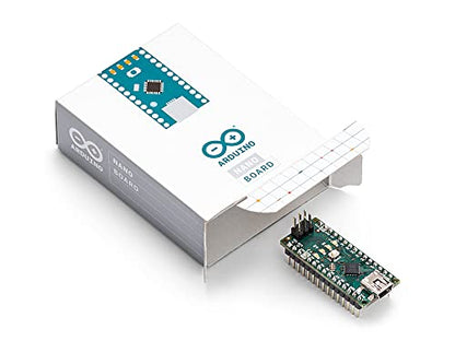 Arduino Nano [A000005] - Compact ATmega328P Microcontroller with 22 Digital I/O Pins, 8 Analog Inputs, USB Connectivity, and Arduino IDE Compatibility for Prototyping and DIY Projects