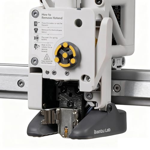 HICTOP Replacement for Bambu Lab A1/A1 Mini Hotend Heating Assembly Kit with Heater & Thermistor, High Speed Printing Extruder Print Head, Quick Replacement (Bambu Lab A1/A1 mini Hotend Assembly)