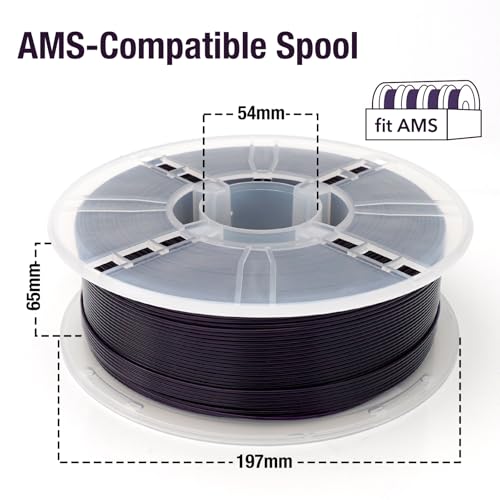 YXpolyer PLA+ 3D Printing Filament Food Safe 1.75mm Dark Plum Purple 1kg - color: Dark Plum Purple