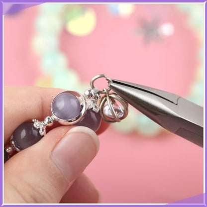 3 Inches Chain Nose Pliers Mini Needle-Nose Pliers Miniature Pocket Plier Mini Jewelry Pliers For Jewelry Making Bending Wire Small Object Gripping Diy Craft Hobby Supplies - style: Chain Nose Pliers