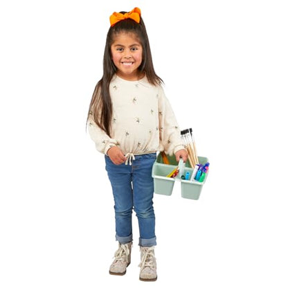 Really Good Stuff 4-Compartment Caddies, Boho, 6-Pack