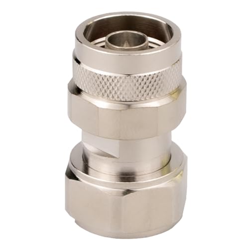 4.3/10 Mini Din Male to N Male Adapter 4.3-10 MiniDIN to N Adaptor Low PIM 160dBc - color: 4.3-10 Male to N Male