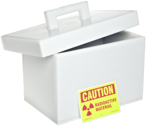 SP Scienceware Bel-Art Lead Lined Polyethylene Storage Box; 20L x 30W x 20cmH (F24960-0002), "8"" x 12"" x 8"" (h x w x d)" - size: 8" X 12" X 8" (H x W x D)
