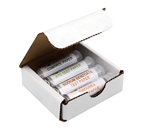 Eisco Supertaster Test Kit, Super Taster Test Strips, Control Paper, 400 Pc