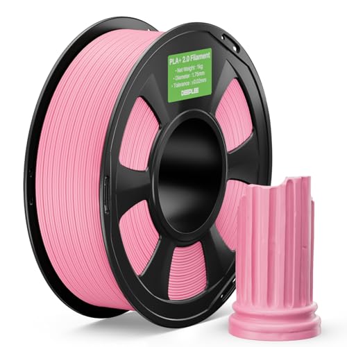 PLA+ 2.0 Filament 1.75mm 3D Printer Filament, Pink 1KG - color: 1kg*pink