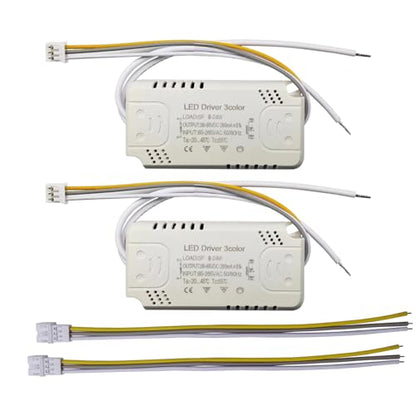 LED Driver 8-24W for Multi-Color Ceiling Strip Spot Light Module Panel, Replacement LED Power Supply Transformer Starter Adapter, Input AC85-265V Output DC36-85V - style: SF 8-24W 3CCT