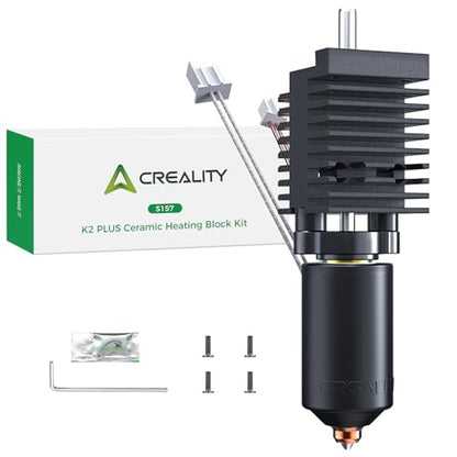 Creality Official K2 Plus Hotend Kit, Upgrades Ceramic Heating Block Kit, Unicorn Quick Swap 3D Printer Nozzle, High Flow Extruder Heater Block, All Metal Integrated for Creality 3D Printers - style: K2 Plus