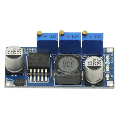 5pcs LM2596S Constant Current Led Driver DC-DC 3A Adjustable 7V-35V Step-Down CC/CV Power Supply Module LM2596S-ADJ Constant Current Voltage Regulator