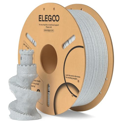 ELEGOO PLA 3D Printer Filament 1.75mm Marble 1KG - color: Marble, size: 1kg