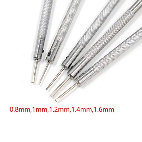 T Tulead Watch Screwdrivers Precision Screwdriver Set 5 Sizes