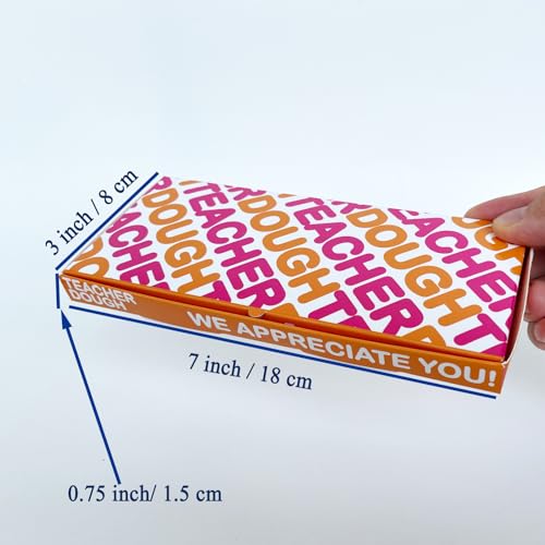 4-Pack Teacher Appreciation Gift Boxes – Funny Teacher Dough Money Holder – Gift Card Envelopes for End of Year, Back to School, Christmas – Teacher Thank You Gift from Students, Parents or PTO - color: 4 Pack Teacher1